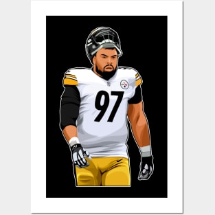 Cameron Heyward #97 Defensive Wall Posters and Art